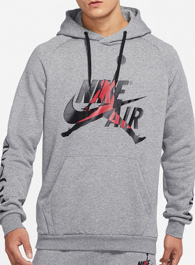 Nike/耐克正品JORDAN 男子保暖舒适宽松卫衣套头卫衣DH9505-091