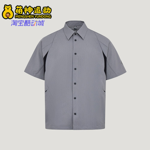 Adidas/阿迪达斯正品FOSHORTSLEVET-SHIRT男经典短袖衬衫KY5647