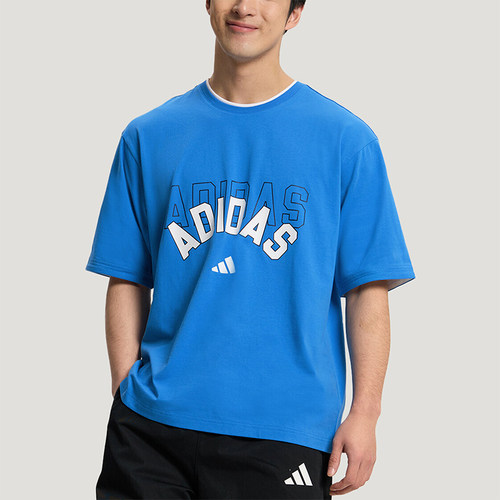 Adidas/阿迪达斯正品U 2IN1 T-SHIRT男女经典运动时尚短袖KX0516