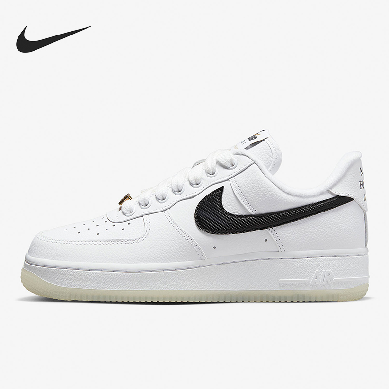 Nike/耐克正品Air Force 1女士耐磨低帮轻便休闲板鞋DX2307-100