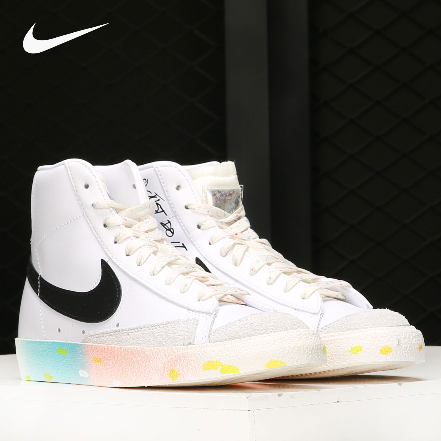 Nike/耐克正品当季男子开拓者BLAZER MID高帮休闲板鞋DJ4278-101