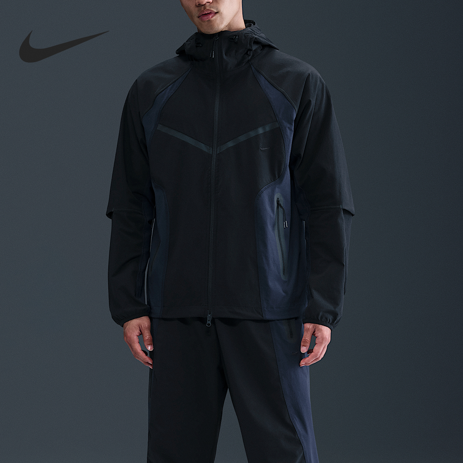 Nike/耐克正品2025男士时尚潮流运动连帽梭织外套IH8462-010