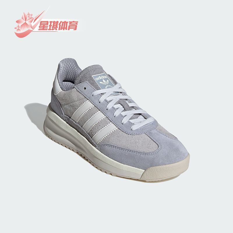 Adidas/阿迪达斯正品三叶草男女低帮系带耐磨跑步鞋IH5558