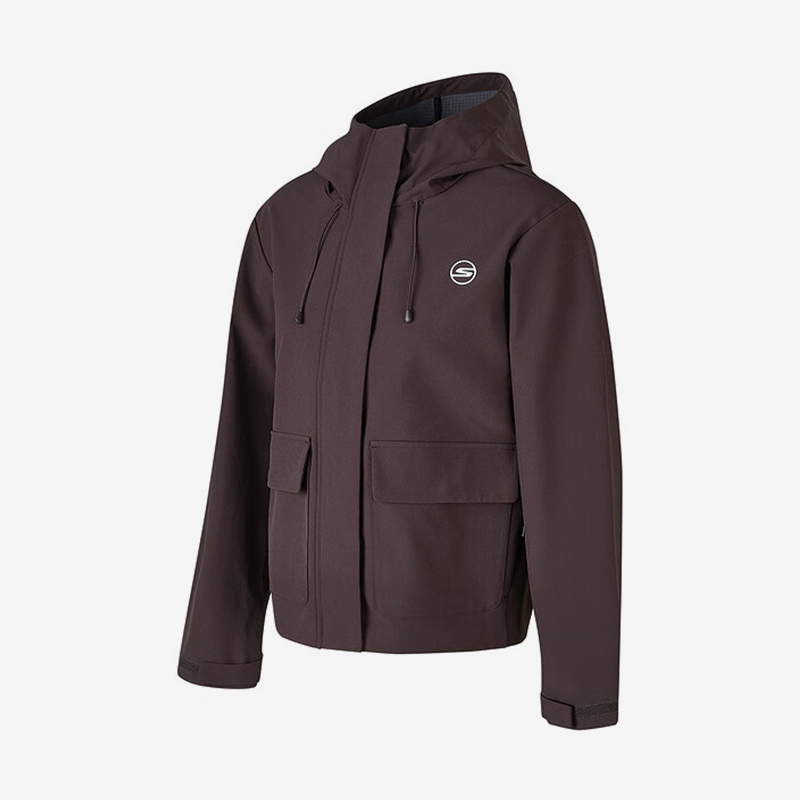 斯凯奇女士时尚复古连帽外套