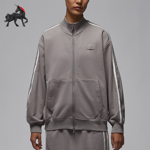 Nike/耐克正品春秋JORDAN女士运动立领经典夹克外套IF1028-016