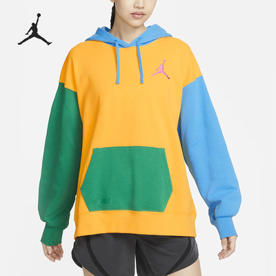 Nike/耐克官方正品Air Jordan女子休闲加绒连帽卫衣FB7657-739