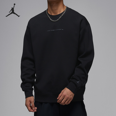 Nike/耐克正品JORDAN男士针织简约圆领日常休闲卫衣IO8978-010