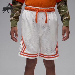 Nike JORDAN大童网眼运动训练系带透气短裤 HQ7511 133 耐克正品