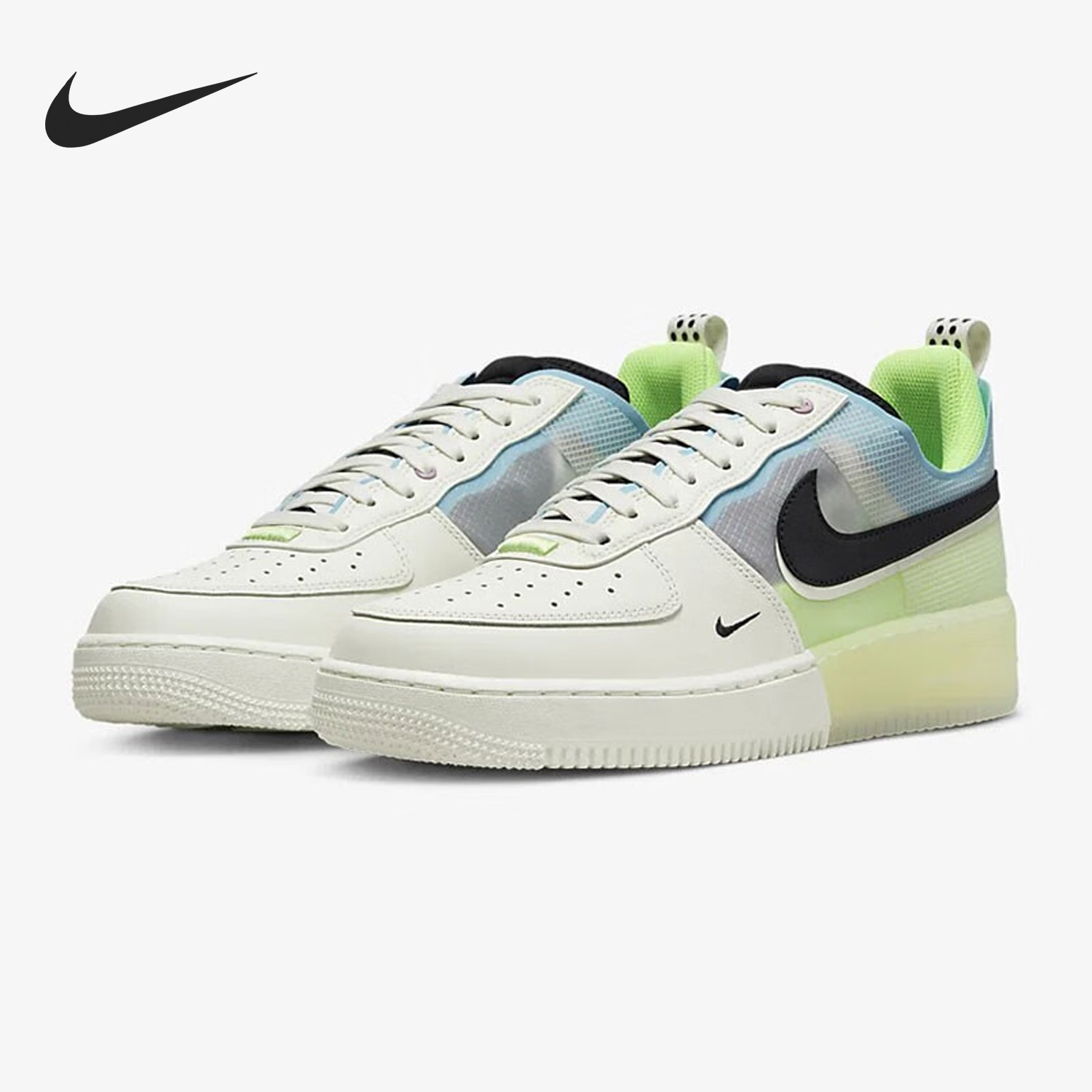 Nike/耐克正品AF1 React空一号低帮男子休闲板鞋DM0573-101