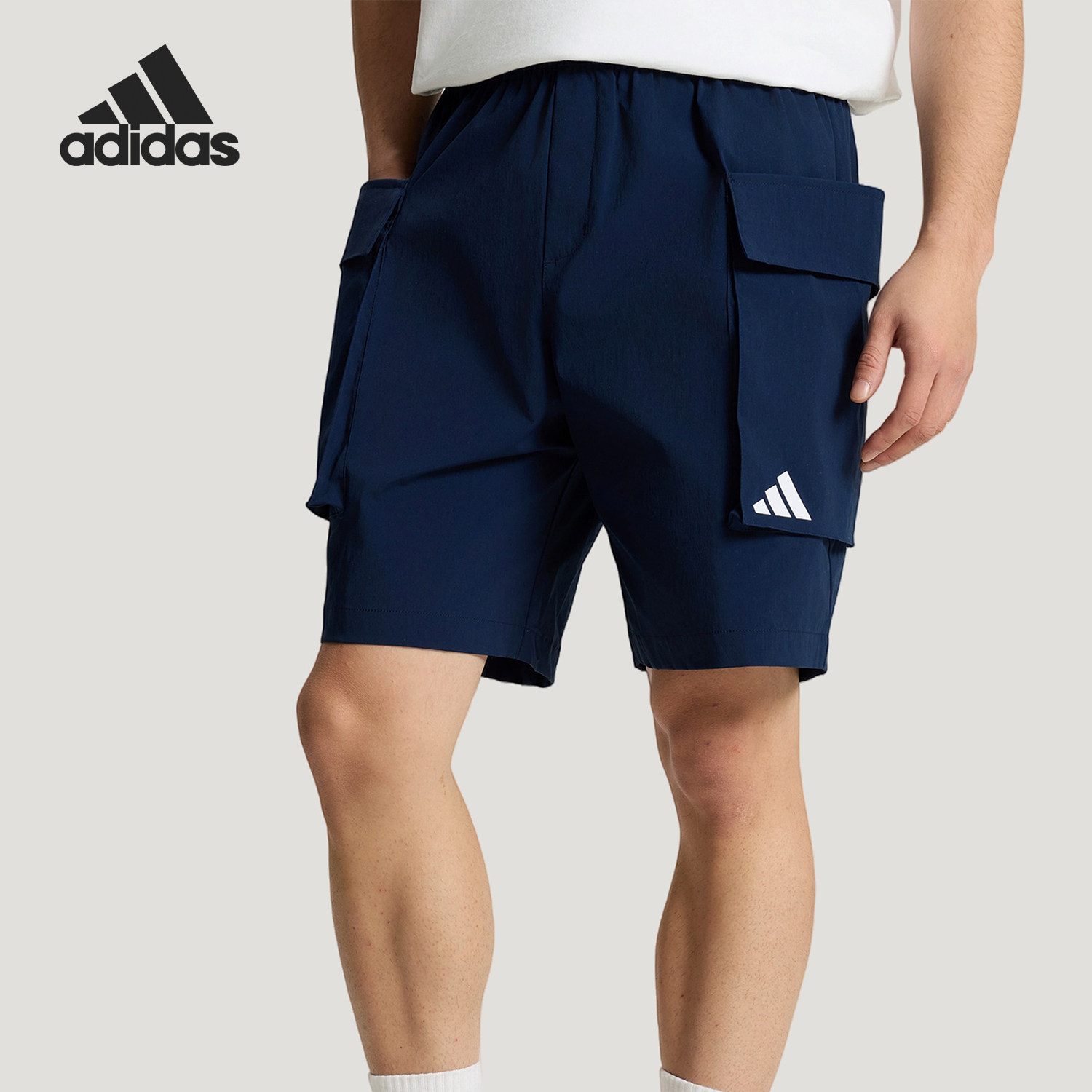 Adidas/阿迪达斯官方正品夏季M WOVEN SHORTS男士梭织短裤KX4875