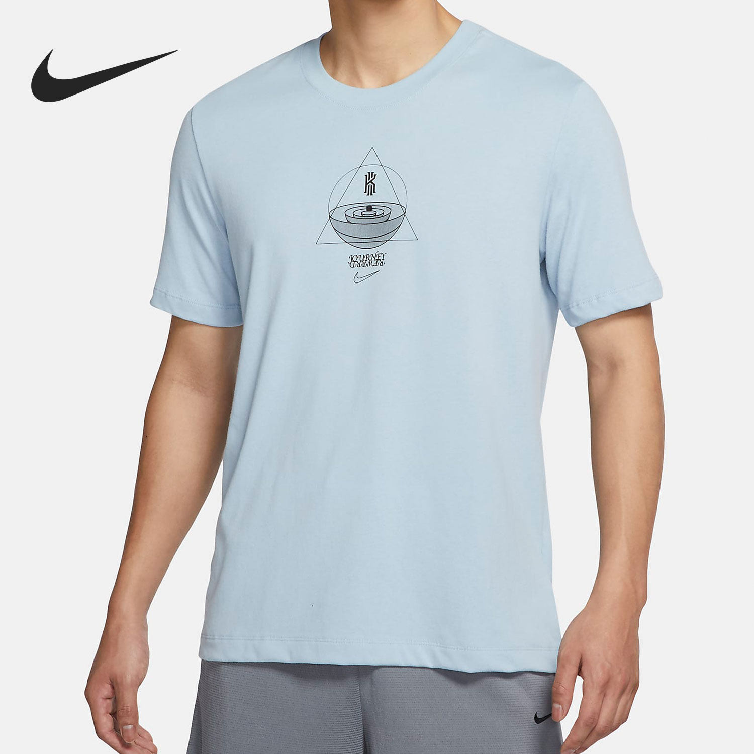 nike/耐克官方正品dri-fit kyrie logo男子篮球短袖t恤dq1880-425
