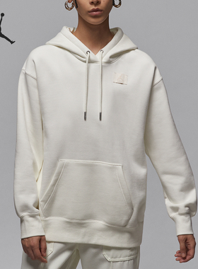 Nike/耐克官方正品JORDAN女士简约休闲连帽宽松卫衣FV7051-133