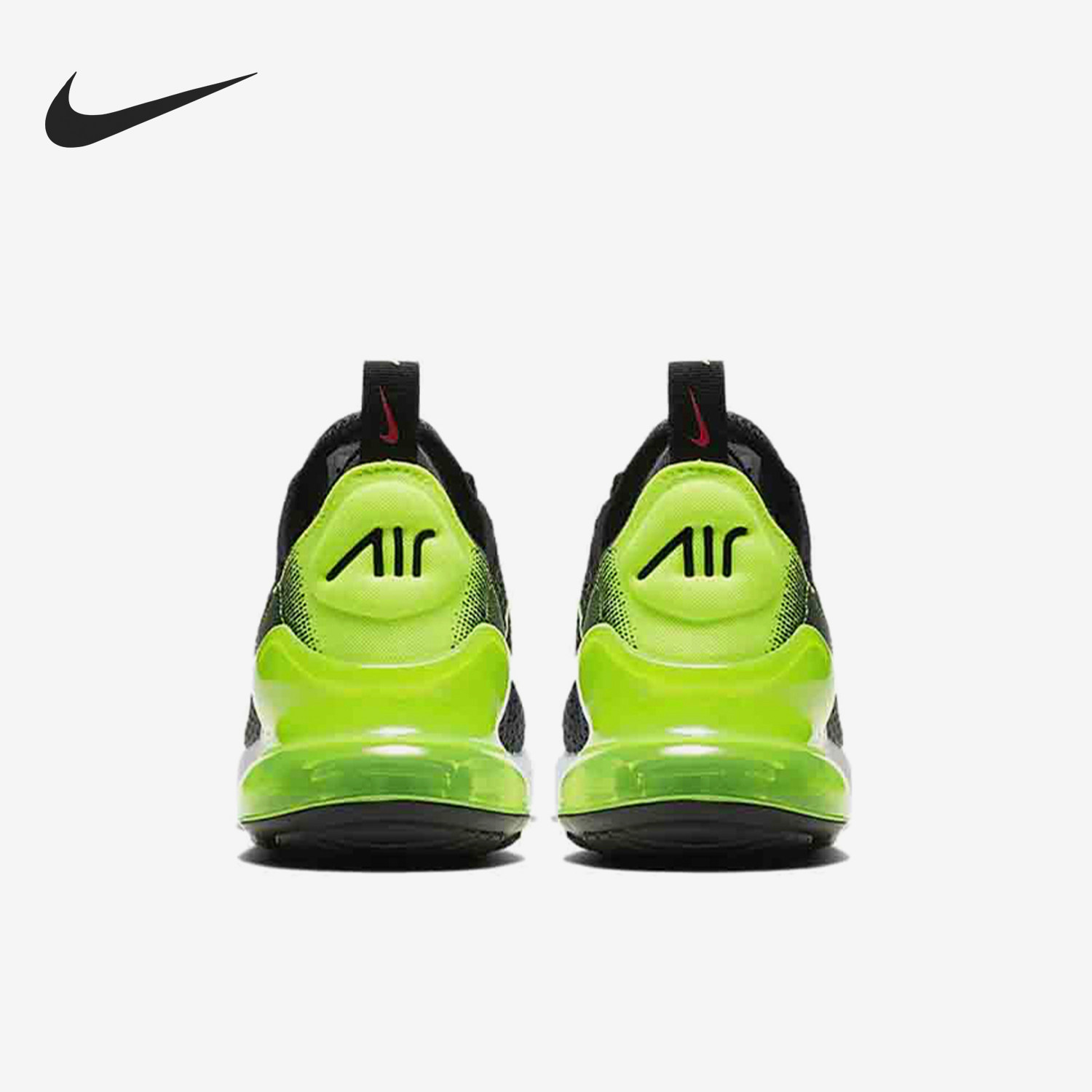 Nike/耐克官方正品AirMax270新款女黑黄色厚底鞋跑步鞋AV5141-001