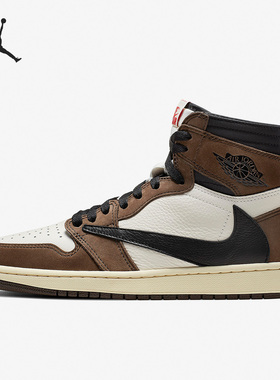 Nike/耐克官方正品Air Jordan 1男女运动休闲高帮板鞋CD4487-100