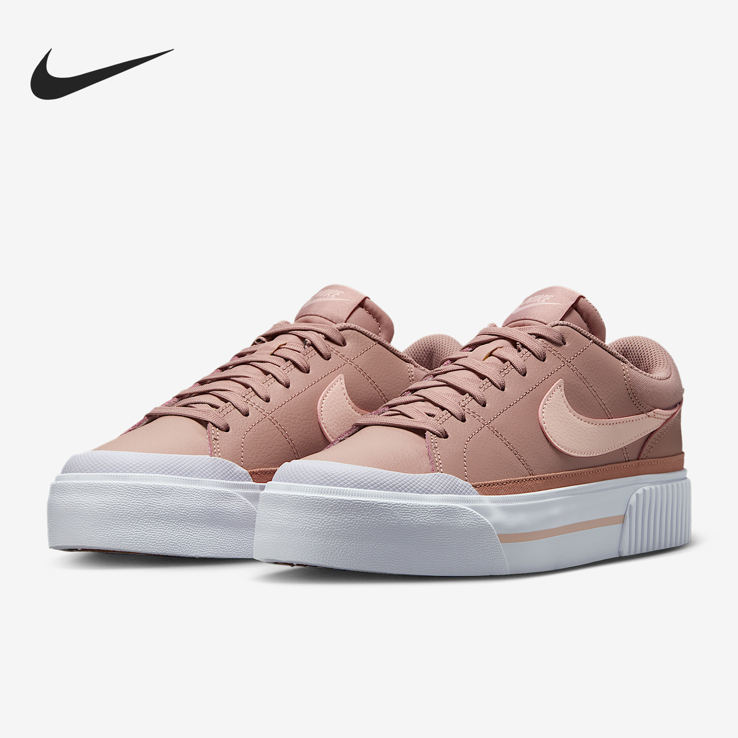 耐克女士舒适厚底耐磨板鞋