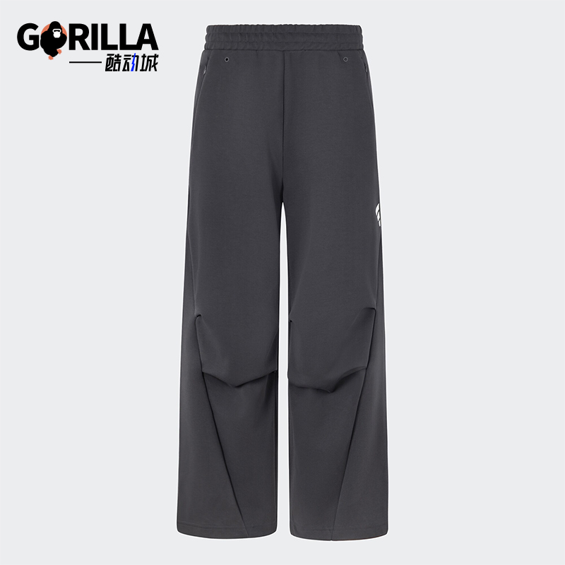 阿迪达斯男士宽松运动休闲裤