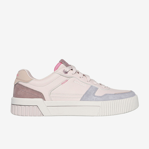 Skechers/斯凯奇正品2024春季新款女士舒适透气厚底休闲板鞋