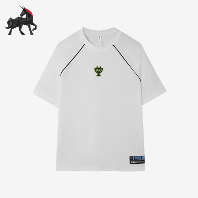 Adidas/阿迪达斯正品圆领短袖T恤新款男女同款经典短袖T恤KG8944