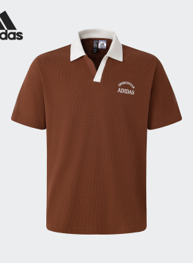 Adidas/阿迪达斯官方正品M VERBIAGE男士针织短袖POLO衫JD0332