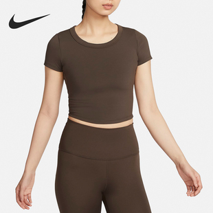 女士弹力透气训练紧身短袖 Nike 耐克正品 夏季 237 T恤FN2805