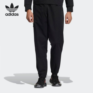 新款 Adidas 阿迪达斯官方正品 三叶草春季 HL6496 男子运动休闲长裤