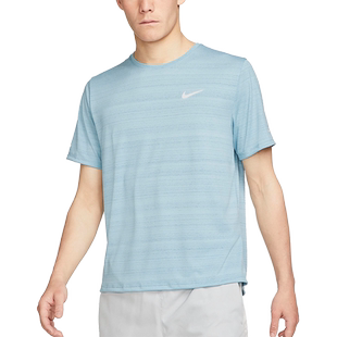 Nike/耐克正品当季新款Dri-FIT Miler 男子跑步短袖T恤CU5993-494