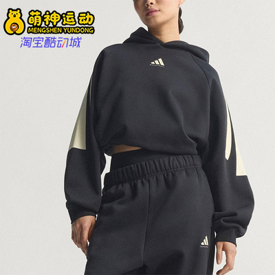 Adidas/阿迪达斯正品2025秋季款男女日常运动连帽套头卫衣JZ7914