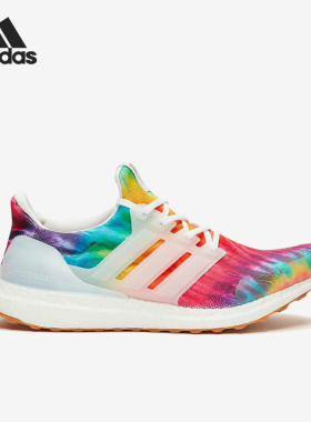 Adidas/阿迪达斯正品Ultra Boost 4.0扎染男子跑步鞋EF7775