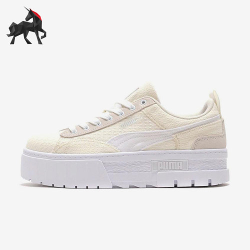 Puma/彪马正品春季新款女士经典轻便厚底休闲低帮板鞋383687-01