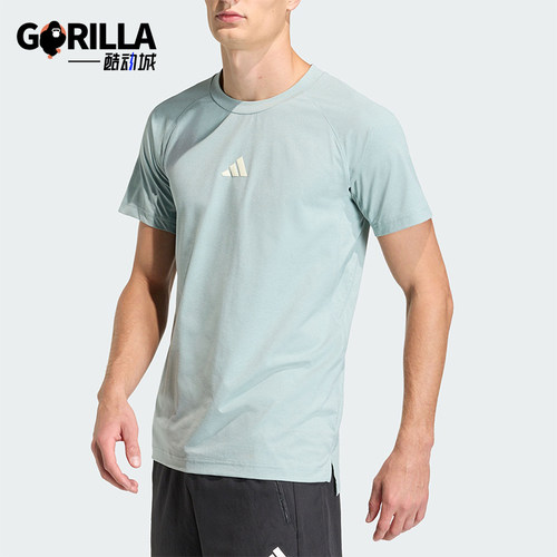 Adidas/阿迪达斯正品TRAINING T-SHIRT男士运动健身短袖T恤HZ9649