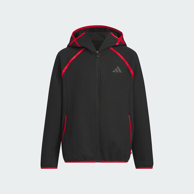 阿迪达斯大童拼接户外耐穿外套