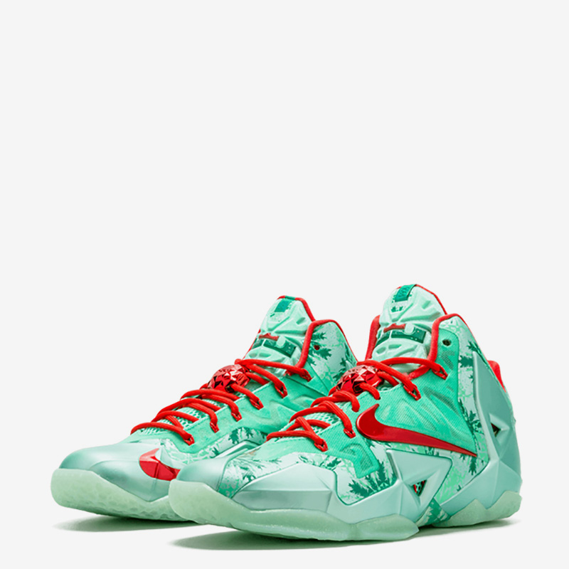Nike/耐克正品男士皮革实战防滑轻便中帮篮球鞋616175-301