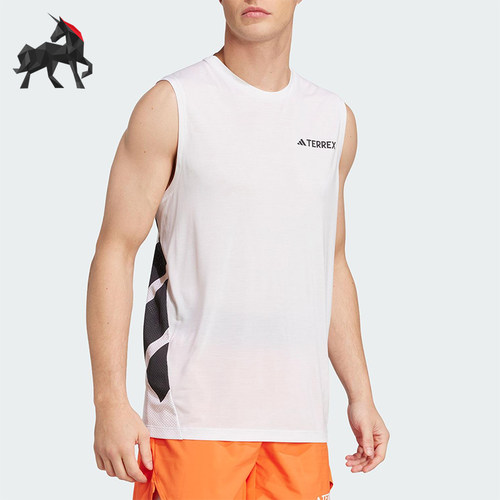 Adidas/阿迪达斯正品XPR TANK男士户外运动经典越野跑背心JN8146