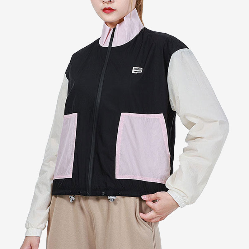 Puma/彪马官方正品当季新款女子立领梭织撞色运动外套 532726-01,运动服/休闲服装,运动卫衣/套头衫,淘宝优惠券,粉丝福利购,淘宝优惠卷