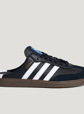 Adidas/阿迪达斯正品三叶草SAMBAOGMULE新款经典黑白色拖鞋LB3815