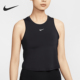 耐克正品 Dri FIT女士圆领短款 Nike 训练透气背心FN2846 010