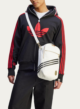 Adidas/阿迪达斯正品三叶草男女同款经典潮流单肩斜挎包JN7123