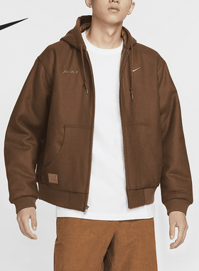 Nike/耐克官方正品当季新款男士拉链连帽复古夹克外套HQ4743-259