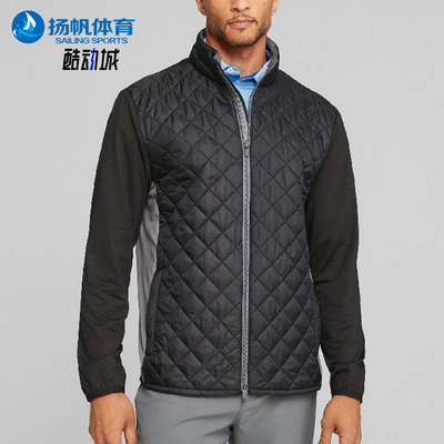 Puma/彪马正品GolfFrostQuiltedJacket新款经典夹克外套62152-01