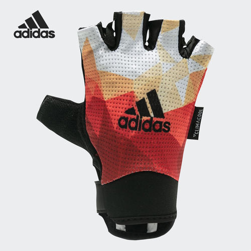Adidas/阿迪达斯正品女子骑行运动休闲时尚半指手套 CL5109