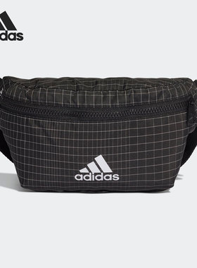 Adidas/阿迪达斯正品 春夏新款单肩包运动格子腰包 GL0874
