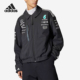 时尚 Adidas 男士 2025新款 翻领夹克外套JX0748 阿迪达斯正品