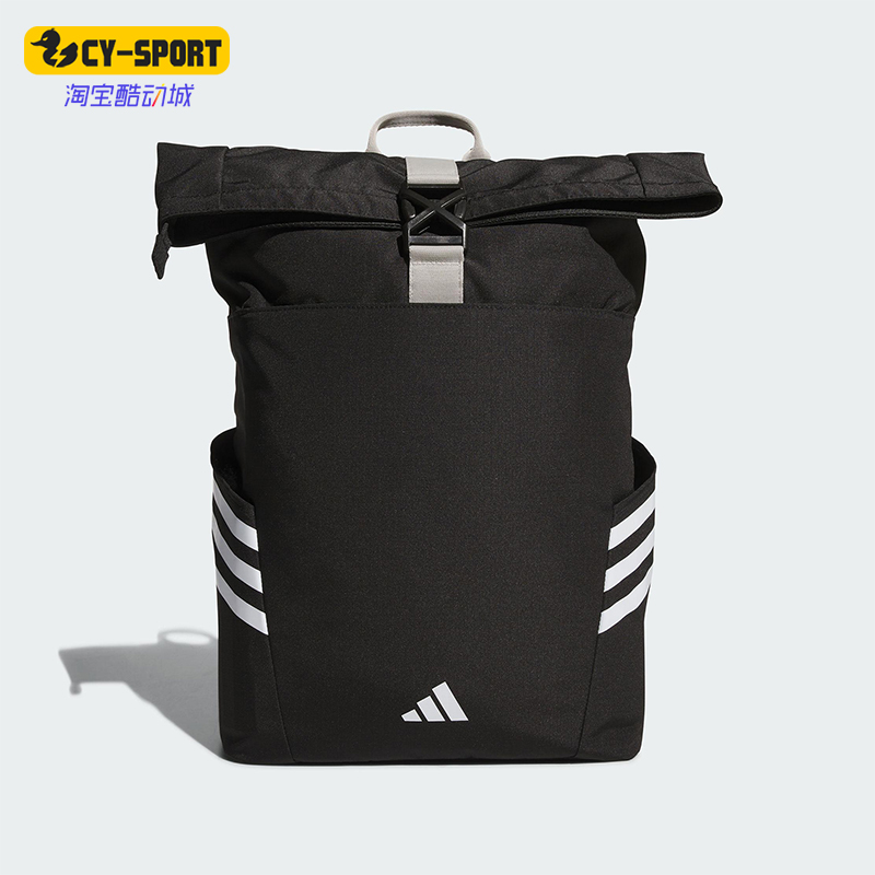 Adidas/阿迪达斯正品ROLL TOP BP男女大容量经典运动双肩包KC0270