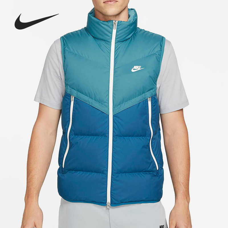 耐克男子运动羽绒马甲