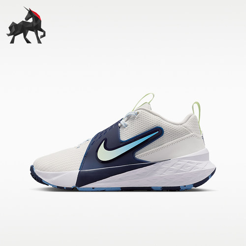 Nike/耐克正品TeamHustleD12新款儿童经典白蓝色篮球鞋HF6279-104