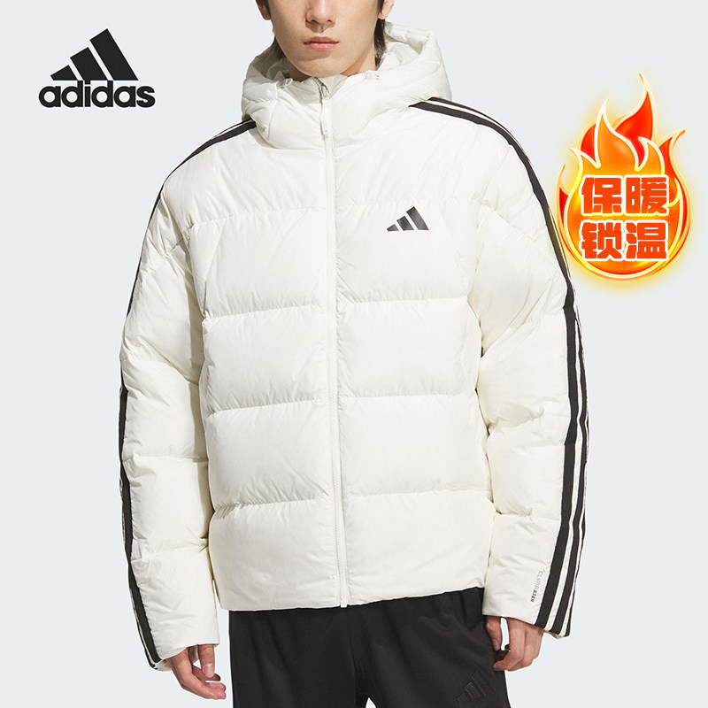 Adidas/阿迪达斯正品3S PUFF D JKT男士保暖日常羽绒服KC2494