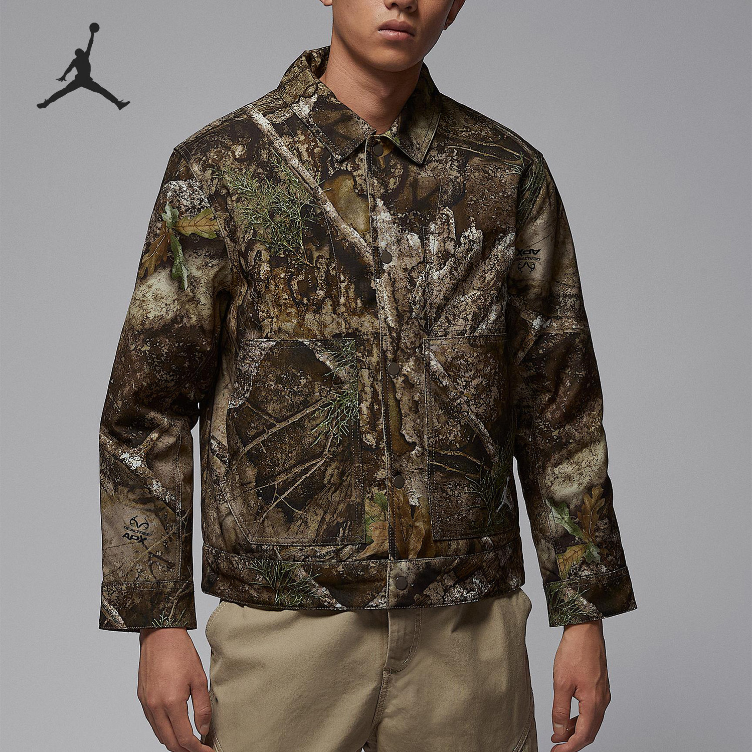 Nike/耐克官方正品Jordan男士翻领复古保暖运动棉服HV0650-222