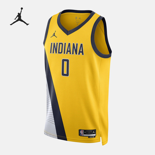 Nike/耐克正品Jordan男子印第安纳步行者队篮球背心DO9528