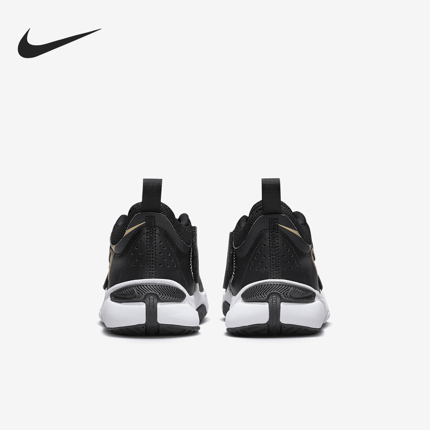 Nike/耐克正品Team Hustle D 11小童魔术贴运动鞋DV8994-004