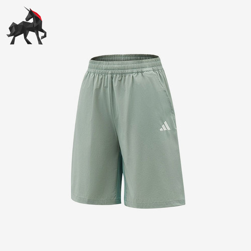 Adidas/阿迪达斯正品运动休闲简约松紧腰经典短裤新款短裤KZ0355